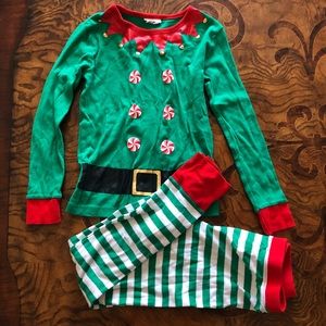 Elf pijama set size 8